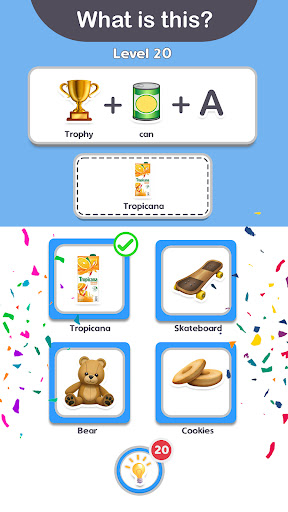 Android application Guess Emoji Puzzle: Word Game screenshort