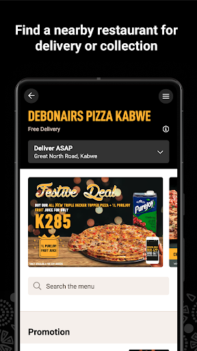 Debonairs Pizza Zambia Screen 2