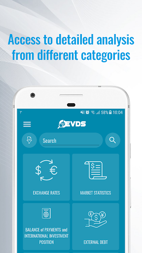 Android application EVDS screenshort