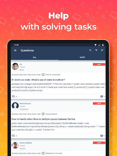 Screenshot of CodeGym: learn Java