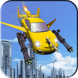 Skydiving Flying Car Stunt : Air Combat Fight Race icon