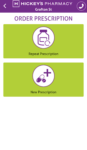 Hickeys Pharmacy App Screen 3