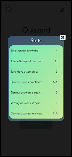 Quizzard - Daily Quiz Screen 2