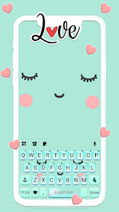 Cute Sweet Face Keyboard Theme 7.2.0_0321 APK screenshots 1