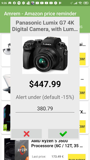 Amrem - Amazon price reminder