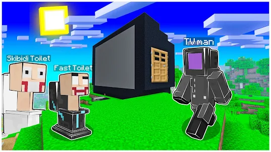 TVman Mod Minecraft Skibidi