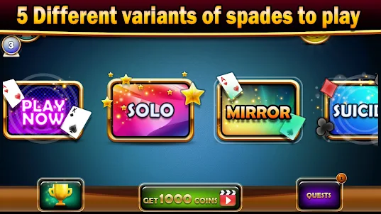 Spades classic card offline