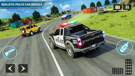 Policía Auto Juegos 3d