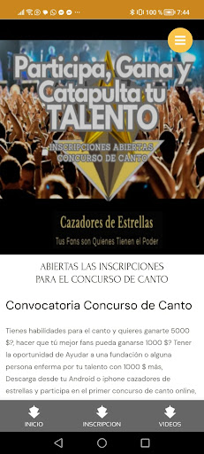Android application Cazadores De Estrellas screenshort