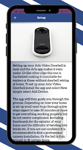 Arlo Video Doorbell Guide