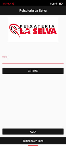Android application Peixateria La Selva screenshort