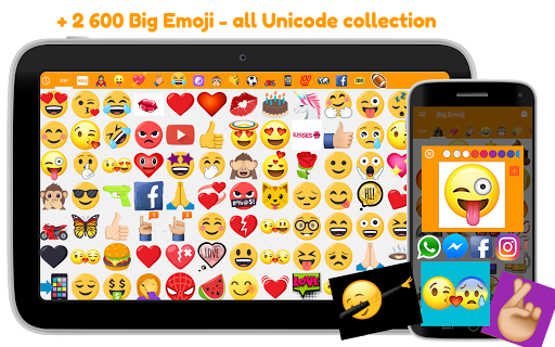 Big Emoji sticker for WhatsApp - Personalization - apps