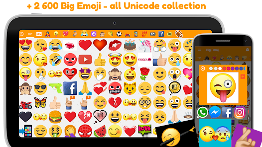 Big Emoji sticker for WhatsApp Mod APK 12.4.3 (Unlocked)(Premium) Gallery 6