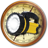 Flashlight Compass SOS (Free) icon