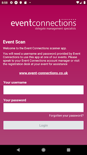Event Scan Screen 3
