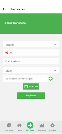 Simple Finanças Screen 2
