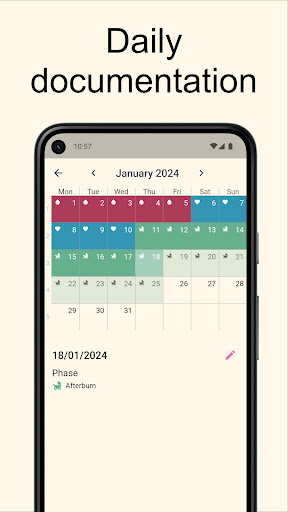 Heado: Dog Heat Calendar Screen 2