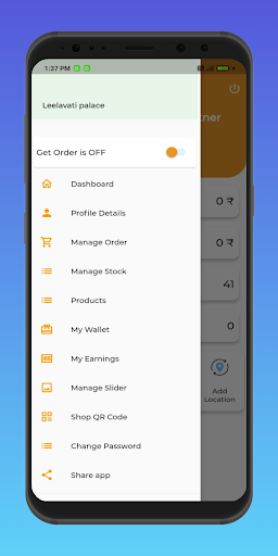 Takeats Vendor Screen 2