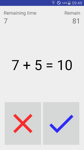 Android application Mathmuscle screenshort