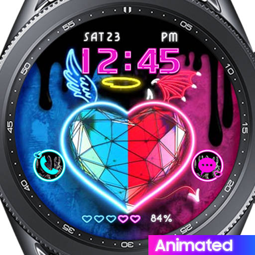 Angel Or Devil Heart_Watchface logo