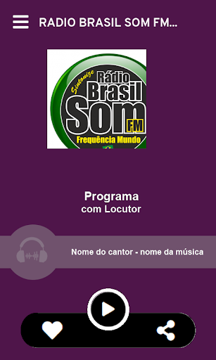 Rádio Brasil Som FM Screen 2