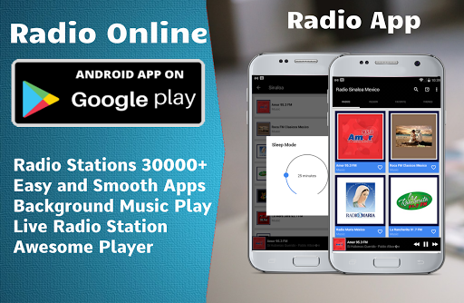 Android application Radio Sinaloa México FM Online screenshort