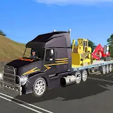 Construction Crane Transport Truck Simulator 2017 icon