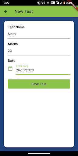Mock Test Analysis Screen 3