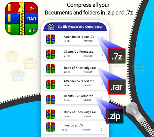Zip File Reader-RAR Extractor Screen 3