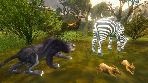 Android application Sabertooth Tiger Simulator screenshort