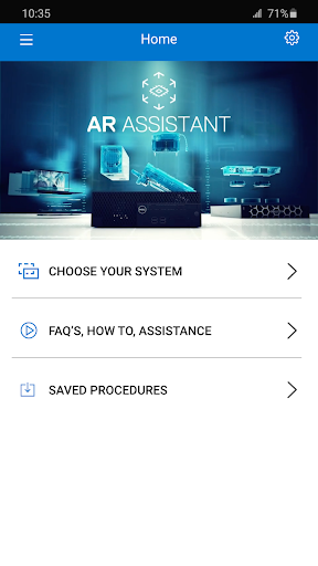 Android application Dell AR Assistant screenshort