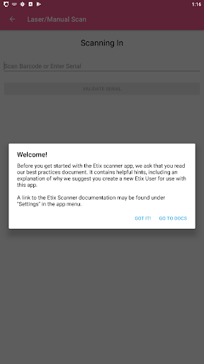 TutuTix Ticket Scanner Screen 3