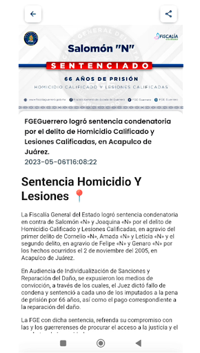 FGE del Estado de Guerrero Screen 2