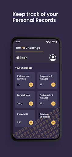 Android application The PR Challenge screenshort