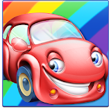 Rainbow Cars! Kids Colors Game icon