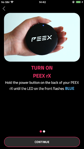 PEEX LIVE Screen 2