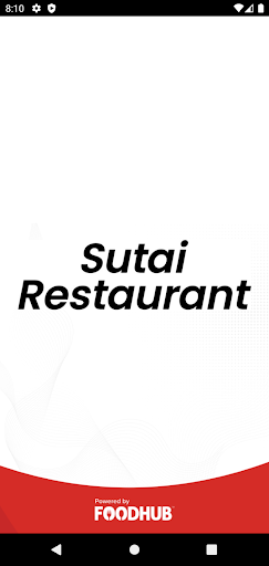 Android application Sutai Restaurant screenshort
