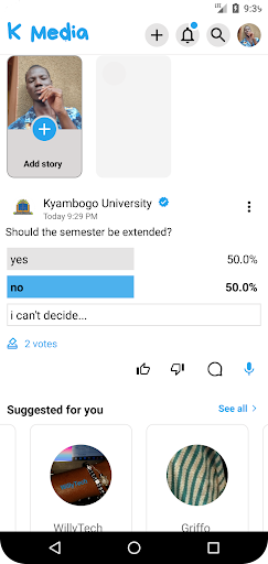 Android application K Media screenshort