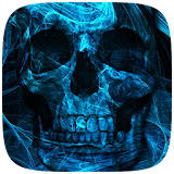 Blue Skull Live wallpaer icon