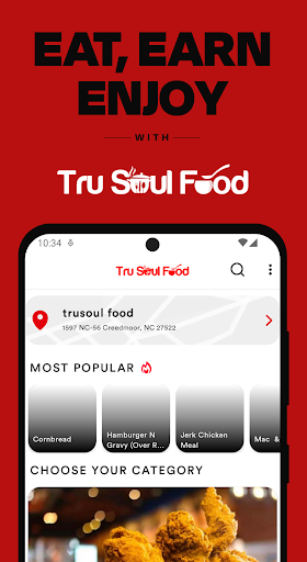 Android application Tru Soul Food Kitchen screenshort