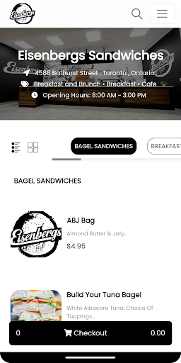 Eisenbergs Sandwiches Screen 2