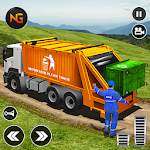Cover Image of Download Offroad Garbage Truck Driving  APK