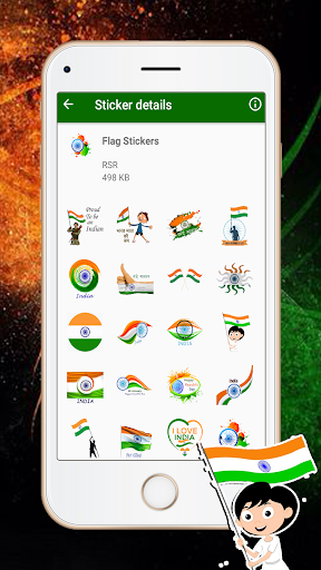 india Republic Day sticker Screen 2