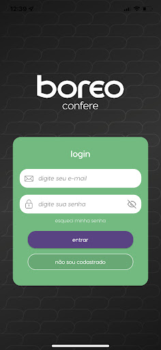 Android application Boreo Confere screenshort