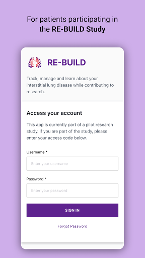 Android application RE-BUILD screenshort