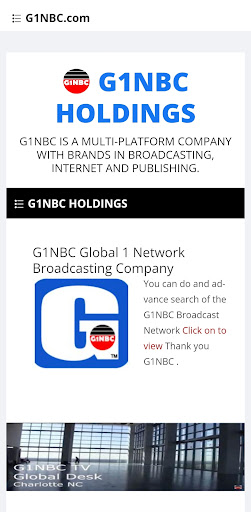 G1NBC HOLDINGS Screen 2