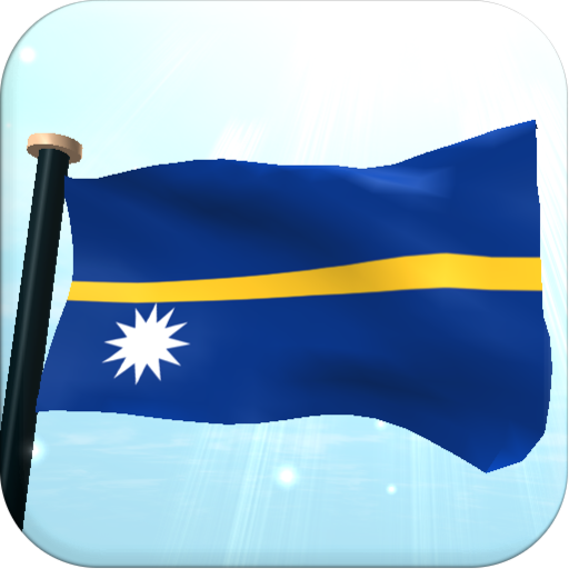Nauru Flag 3D Live Wallpaper logo