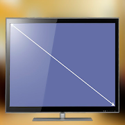 Find out the size of the TV screen