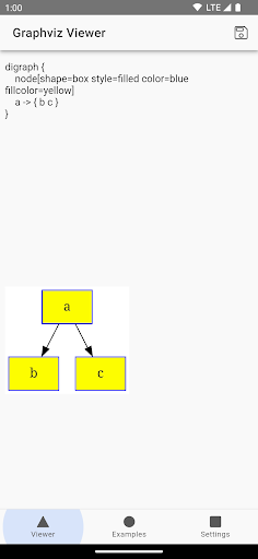 Android application graphviz viewer screenshort