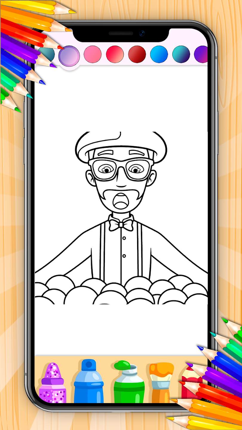 blippi coloring Book gameをPCでダウンロード LDPlayer